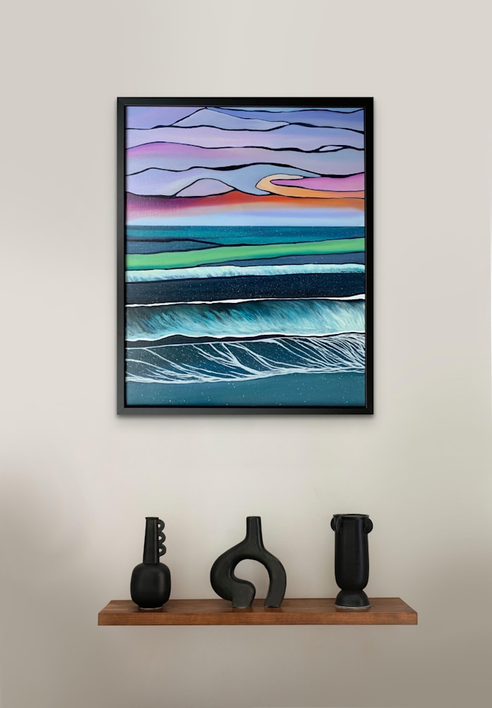 Ocean Strata   framed