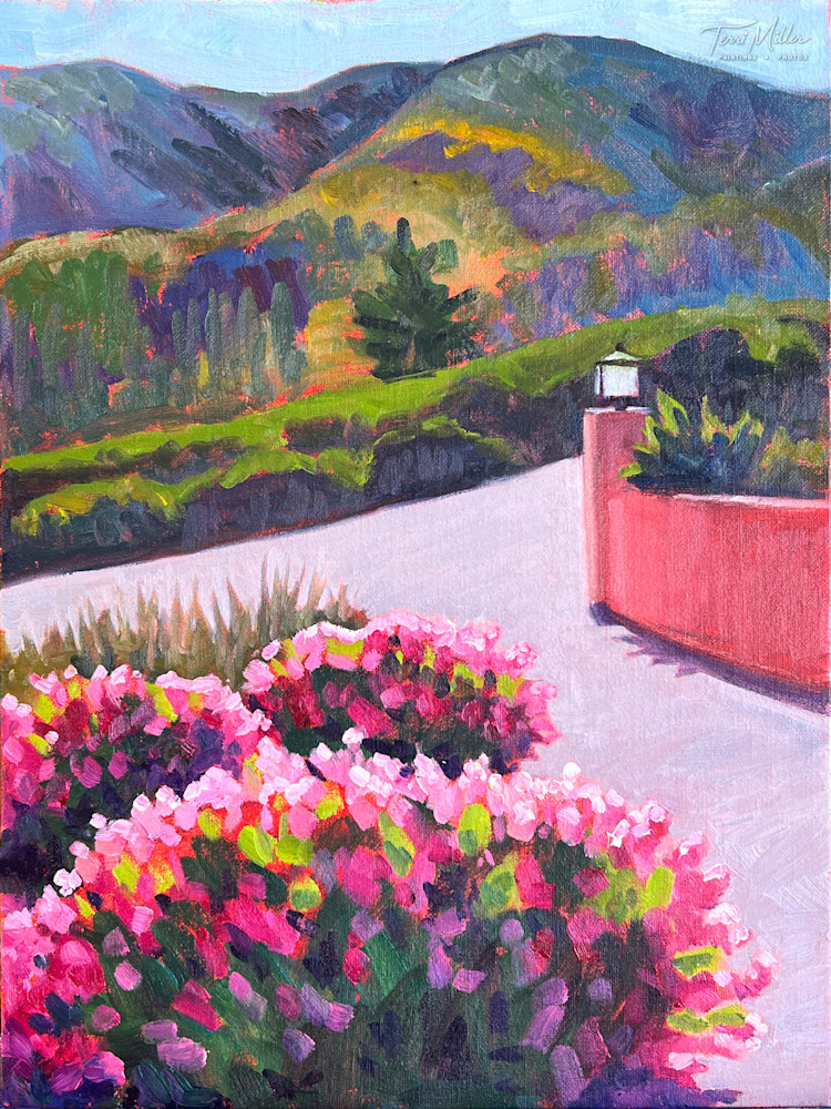 View Up The Driveway 12x16