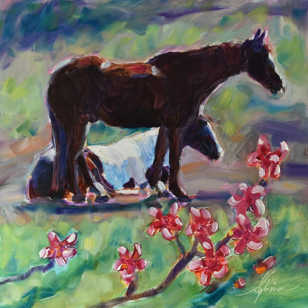 1 SYLVINA ROLLINS PEACH BLOSSOMS 12X12 4P