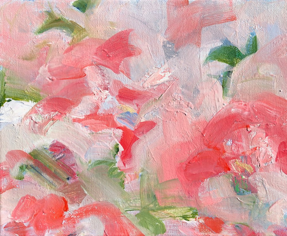 Pink Profusion Nancy Graham, oil on canvas
