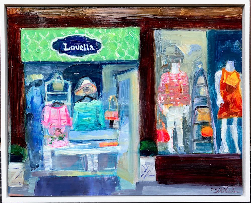 Louella Loves, oil, 8x10
