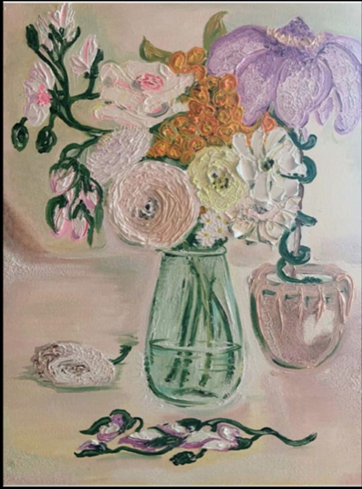 Romance Flowers in vase AA 