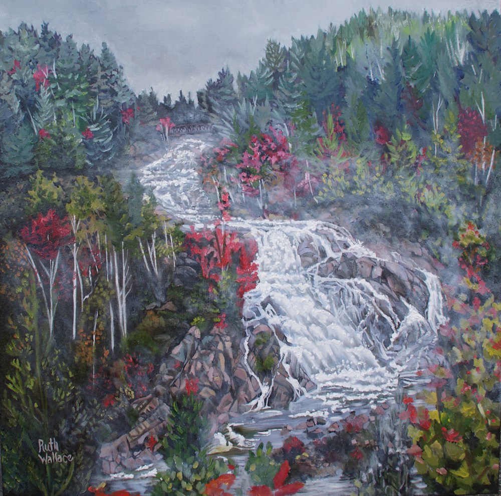 High Falls Onaping Art | RUTH WALLACE FINE ART