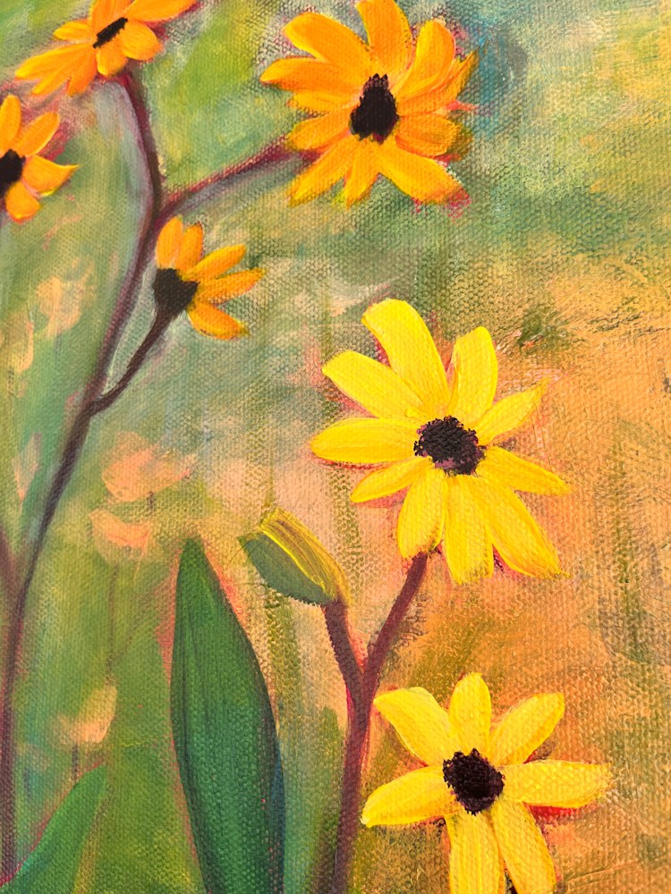 Wild Sunflowers   Closeup 2