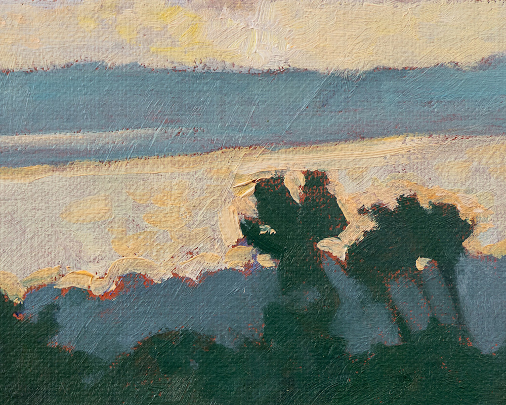High Above SD Harbor 8x10LinenDetail