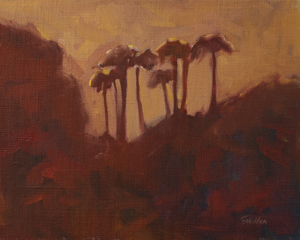 Palms To The East 8x10Linen