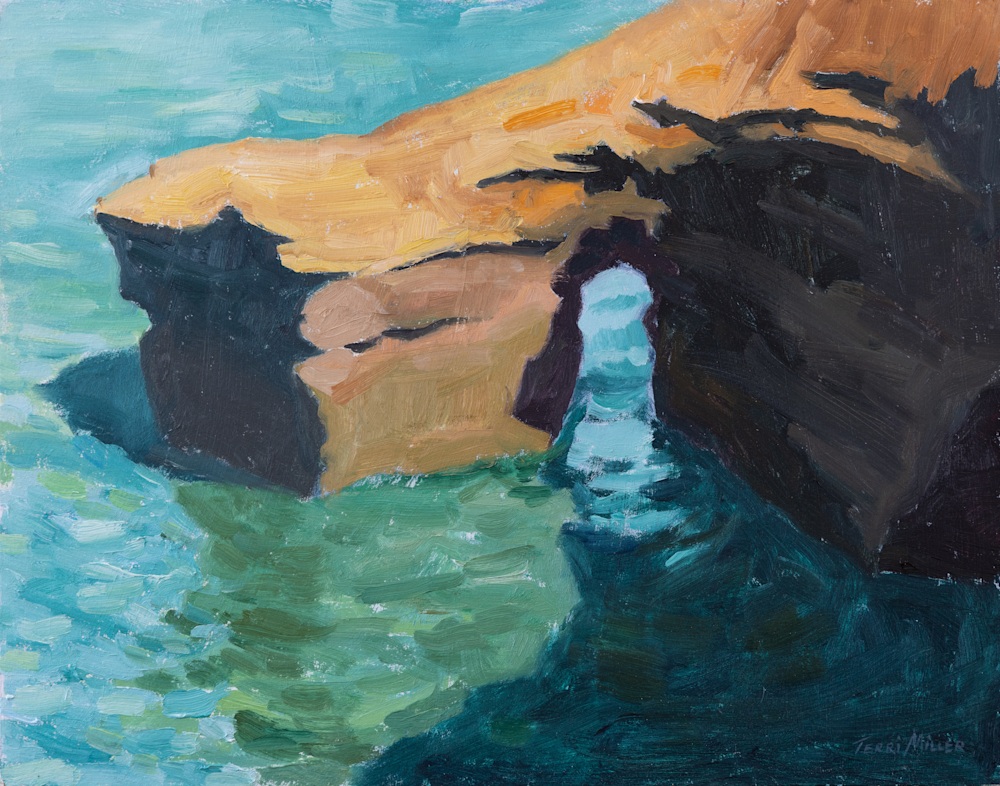 Sunset Cliffs Arch 11x14GB