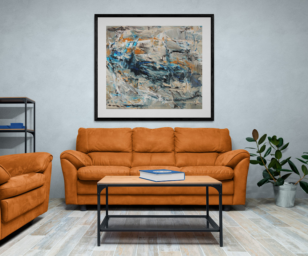 318 Modern living room with suede furniture