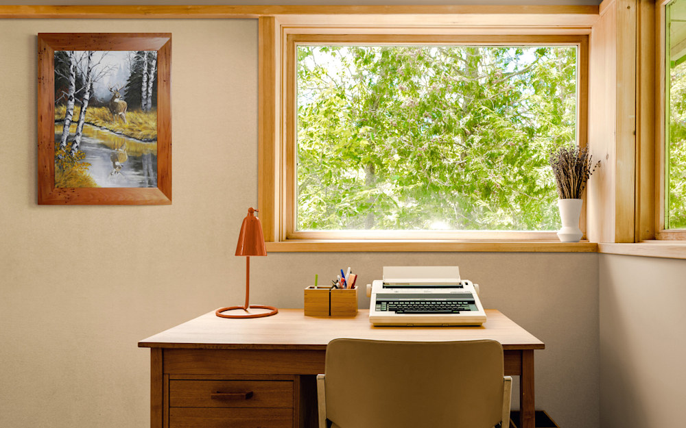 Bright retro style home office resized
