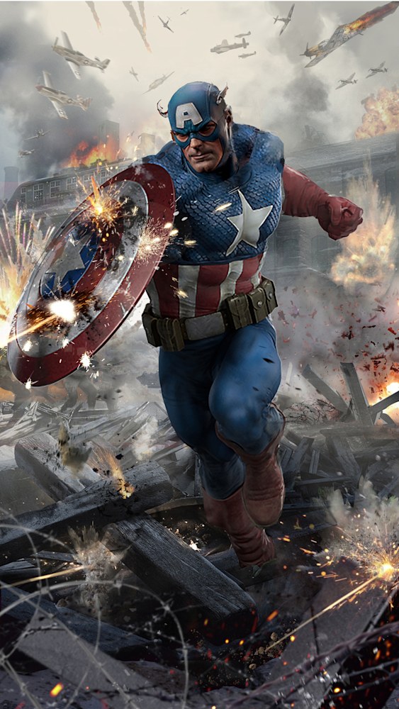 captain america ww2 wallpaper