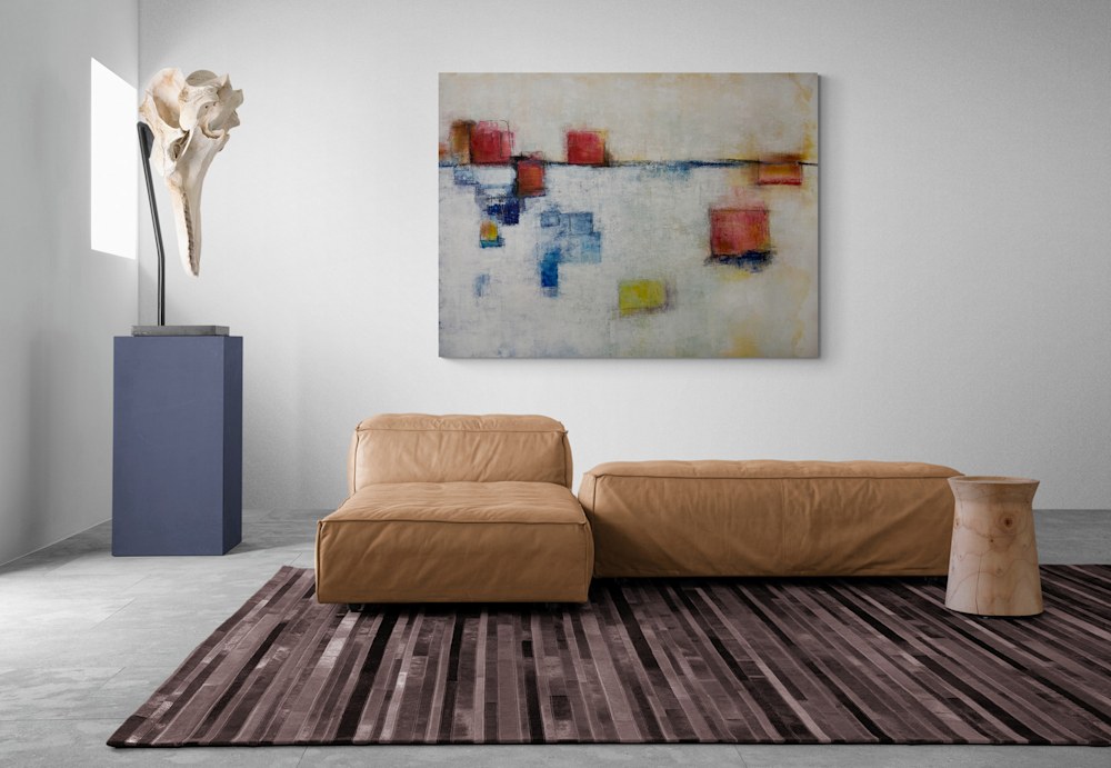 Modern spacious living room