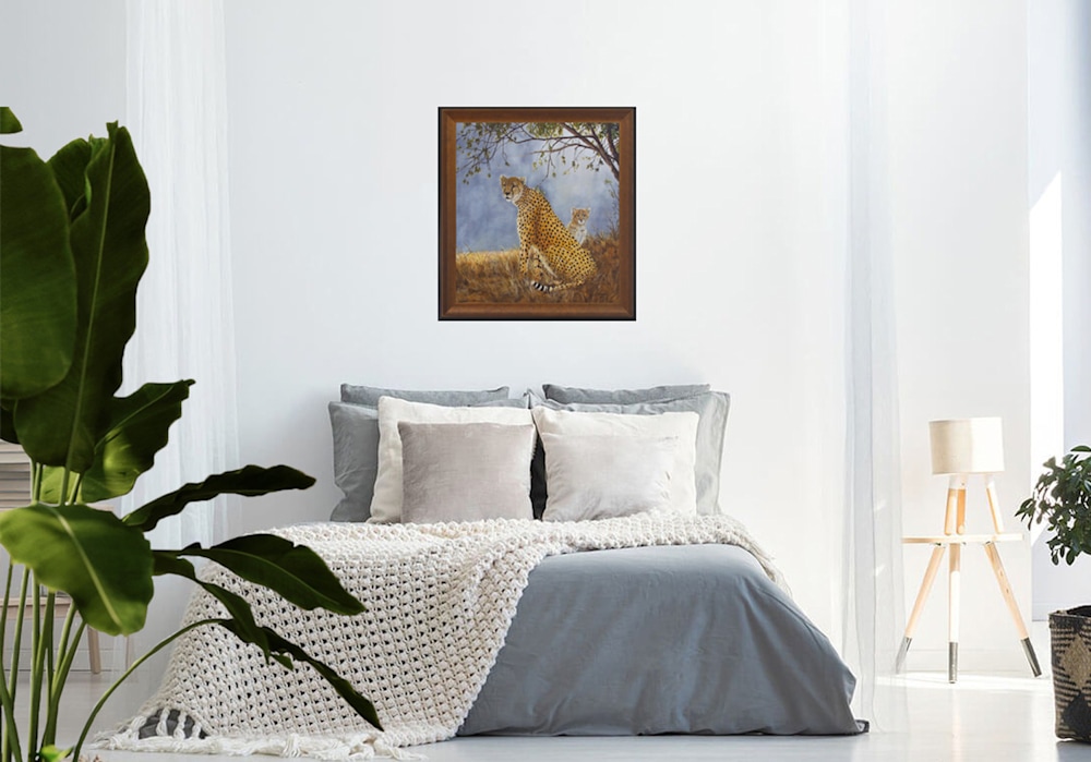 bedroom ohmyprints 17082019 203432 with Cheetah With Cub & Plant website