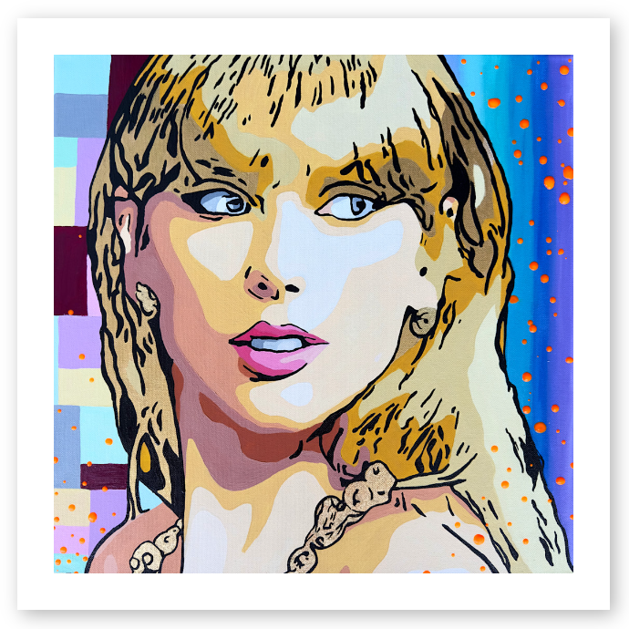 Taylor Swift Print Art   Courtney Einhorn