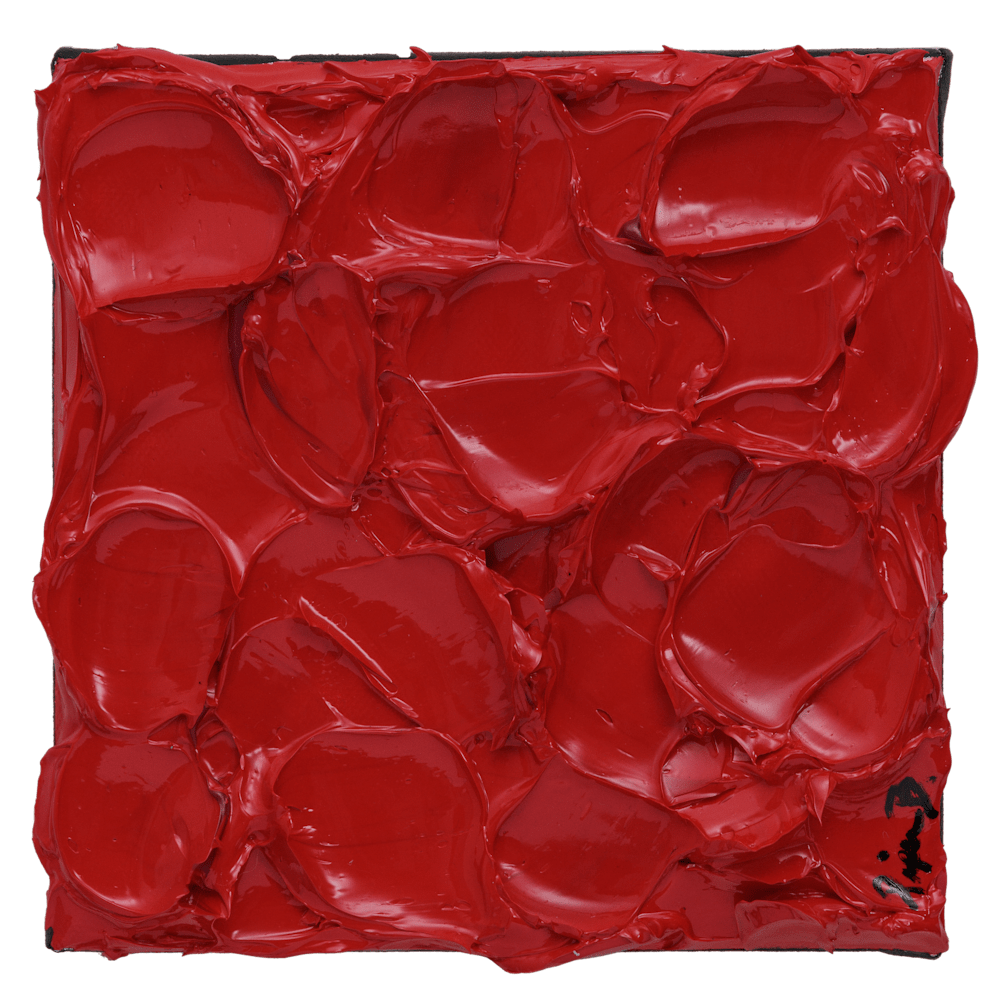 6x6 Red Block, Acrylic