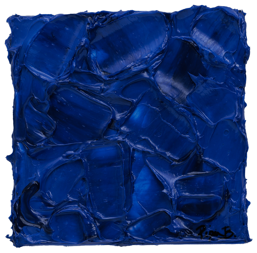 8x8 Blue Block, Acrylic