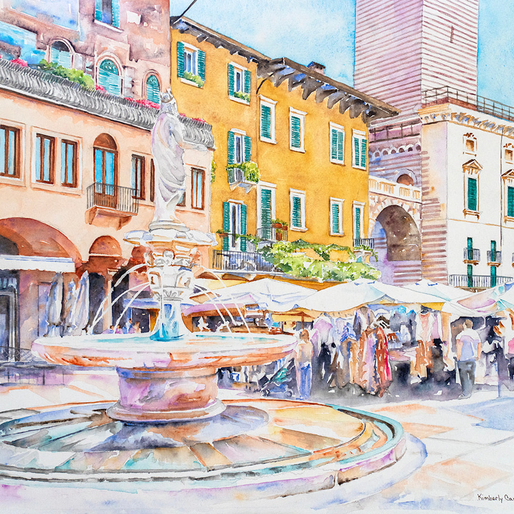 La Fontana di Madonna, Piazza delle Erbe, Verona | Detail 01 | Kimberly Cammerata