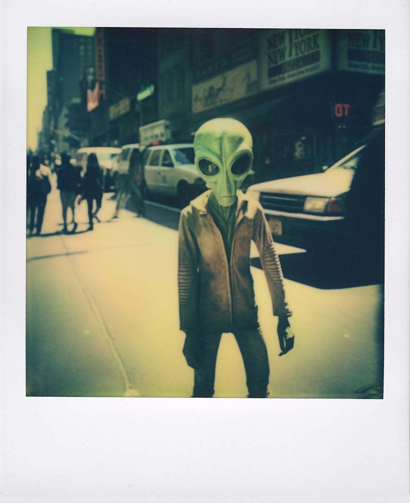 Alien Polarpoids NewYork Street