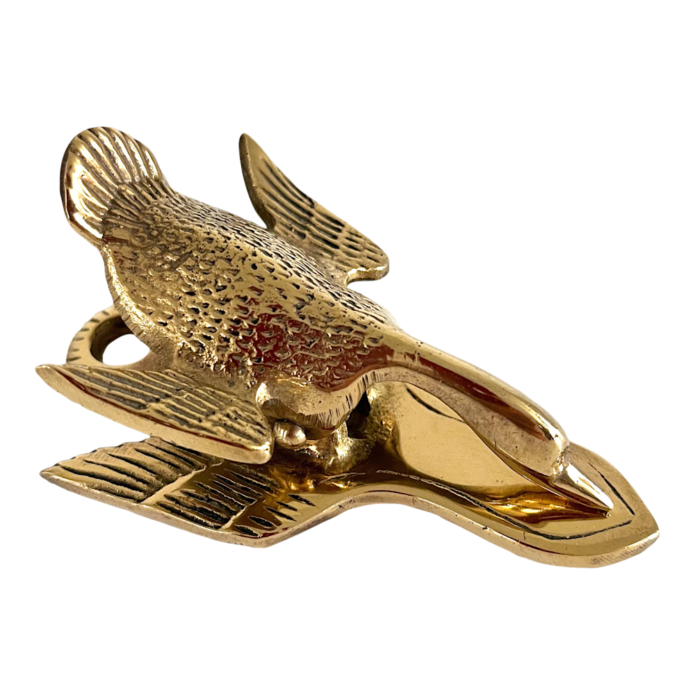 brass wall clip flying goose 8002