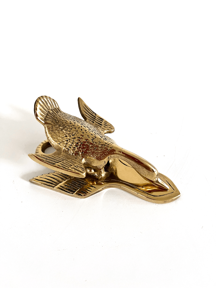 brass wall clip flying goose 3576