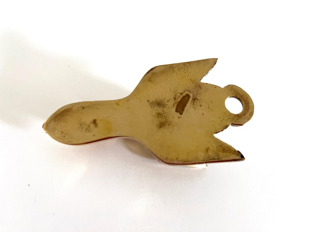 brass wall clip flying goose 9368