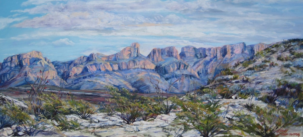 13h8 With Leftovers From Creation 10x20 pastel Lindy C Severns Bay