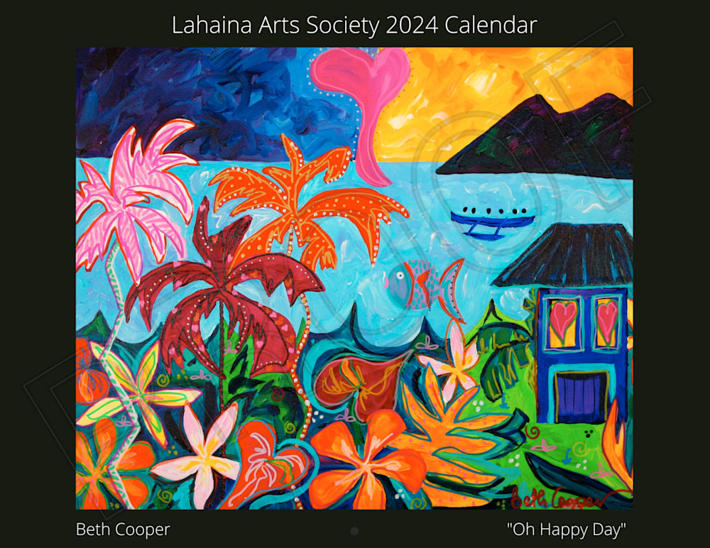2024 Lahaina Arts Society Calendar Lahaina Arts Society