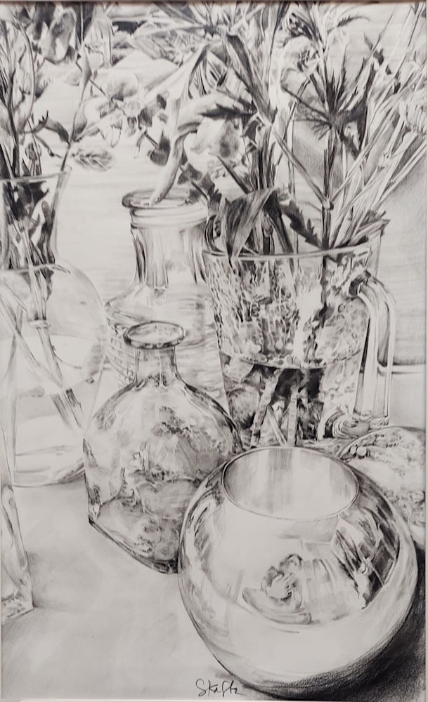 still life with self portrait 1