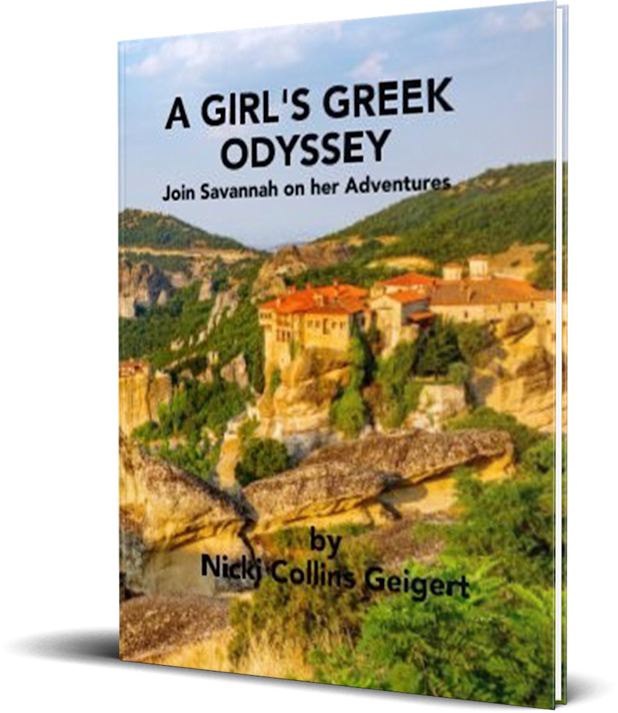 A Girls Greek Odyssey book mockup