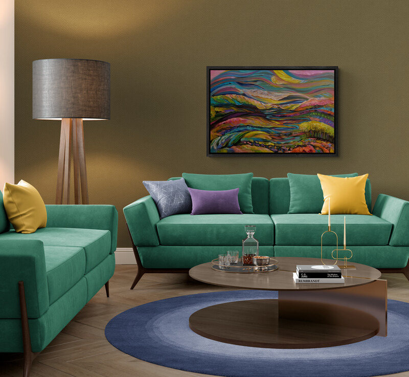 flowing forces green couches