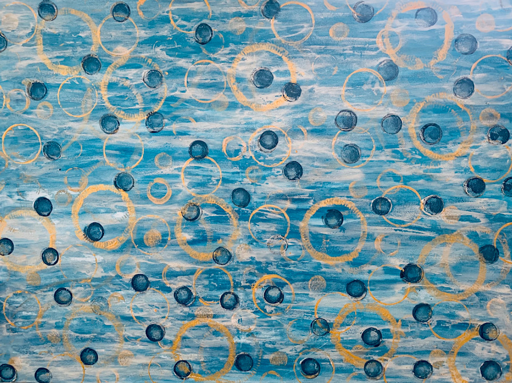 Bubbles 36x24 SOLD