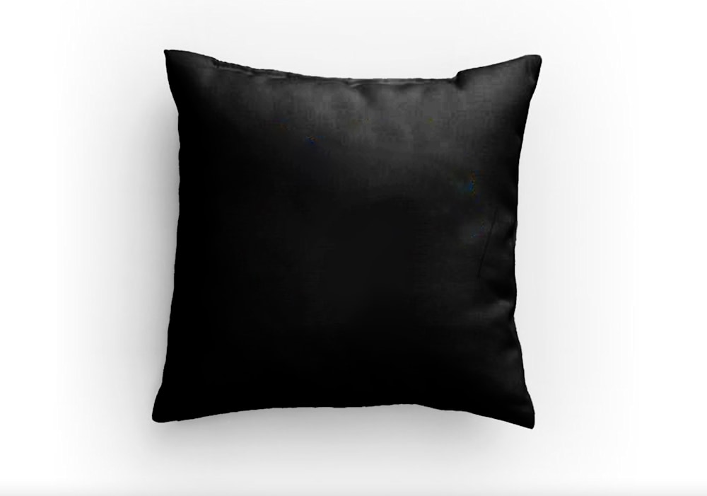 pillow blank black