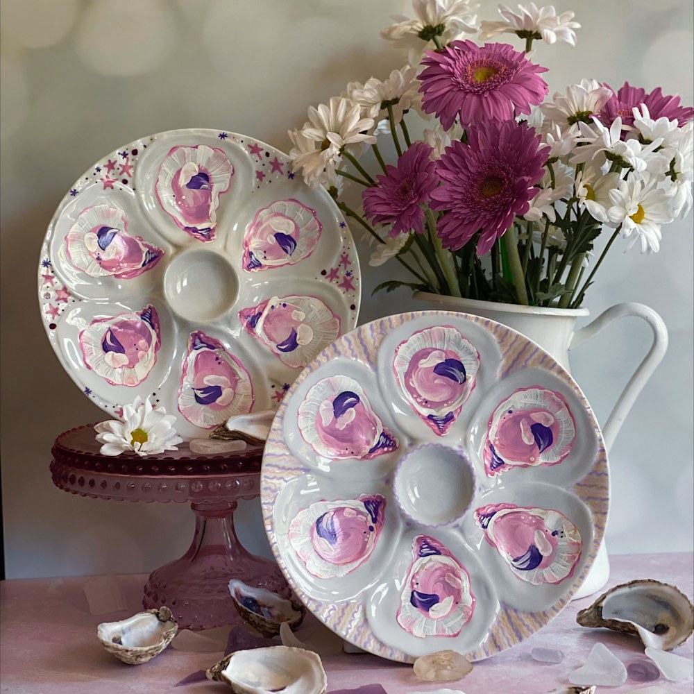 Oyster plates Barbie a