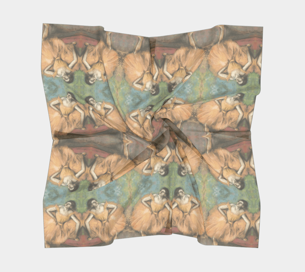 Dagas Ballerinas Square silk Scarf