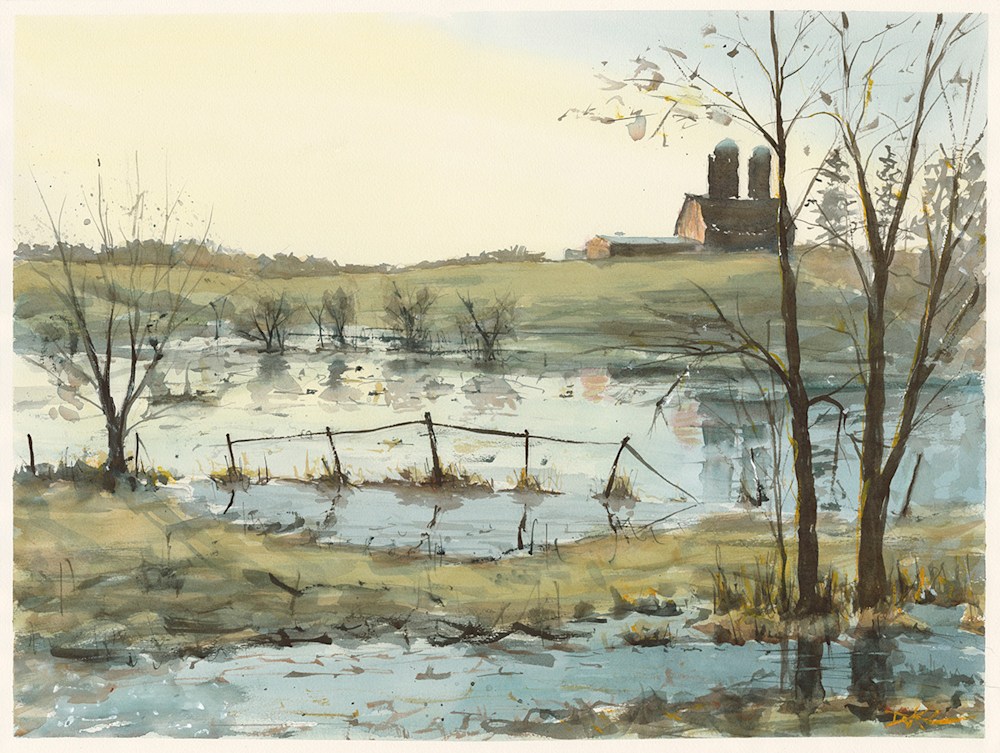 絵画 springtime Thaw Spring Thaw Art | Daniel Kuchenbecker Fine Art