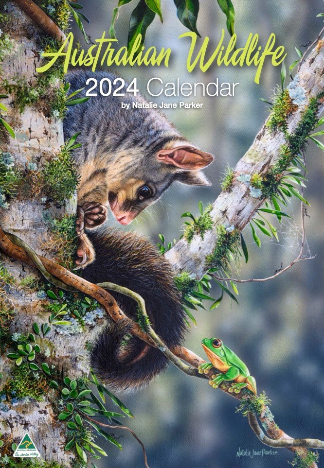 2024 Australian Wildlife Portrait Calendar COVER