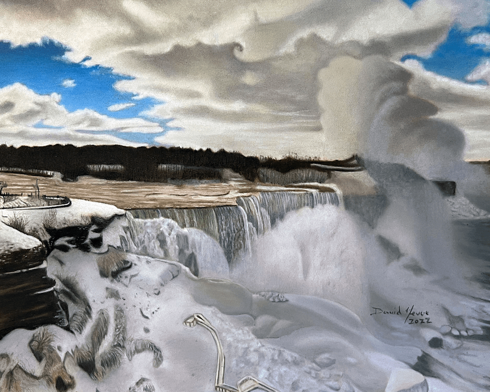 Frozen Niagra Falls for print 8 x 10