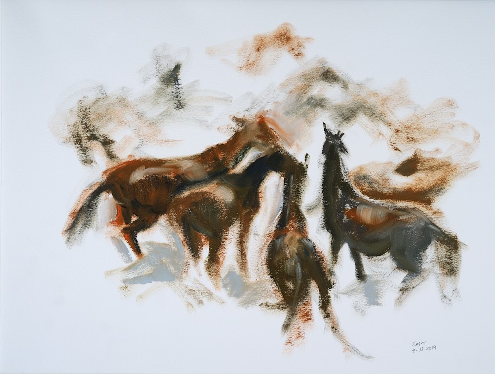 Wild Horses in the Dust