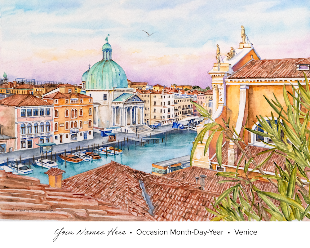 Venice Custom Print  | Product Page | Kimberly Cammerata