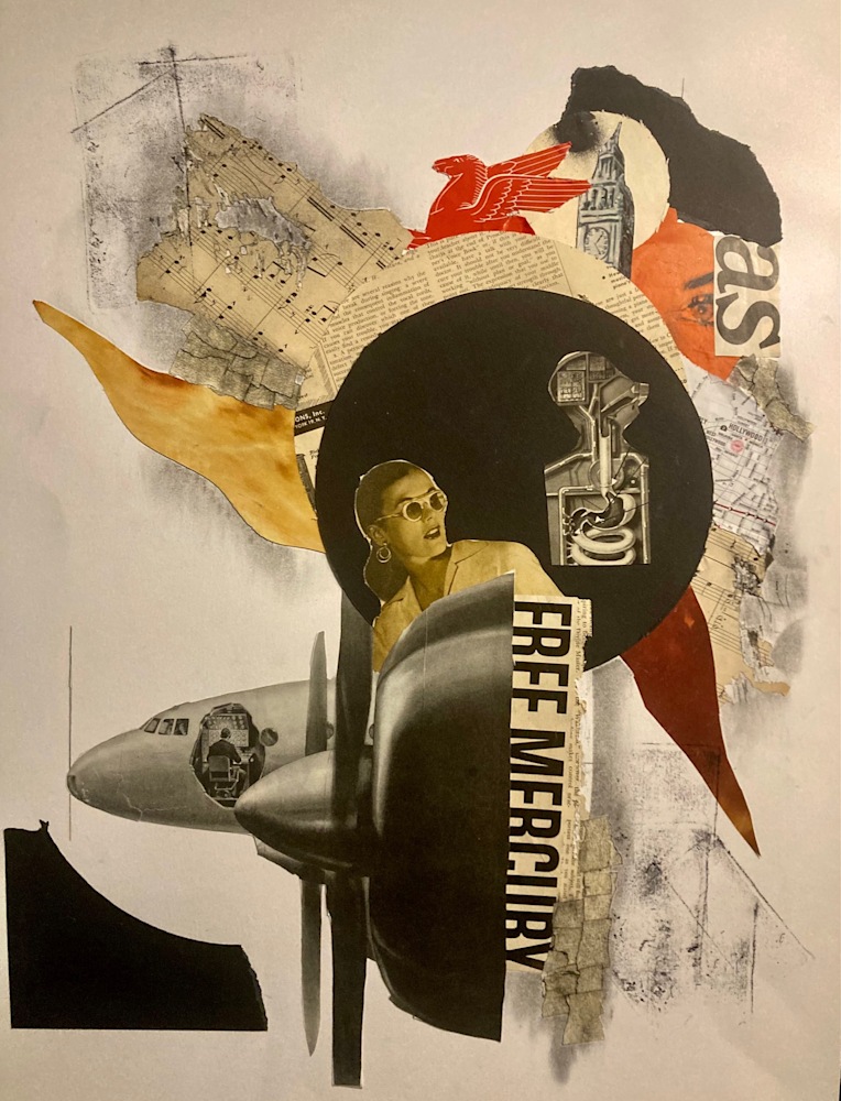 as free as mercury 18x24