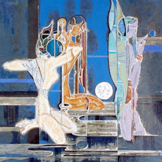 Lu Hong Full Moon and Water 1987
