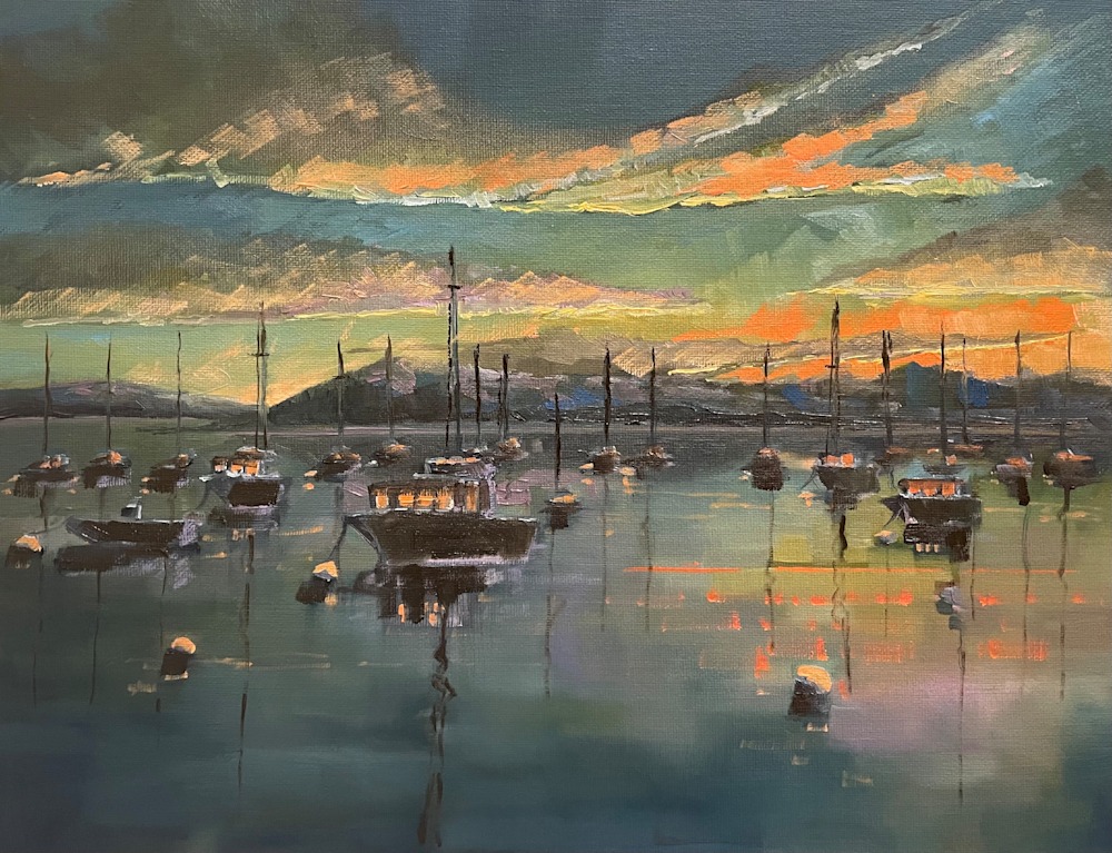 Oil   Rockport Harbor