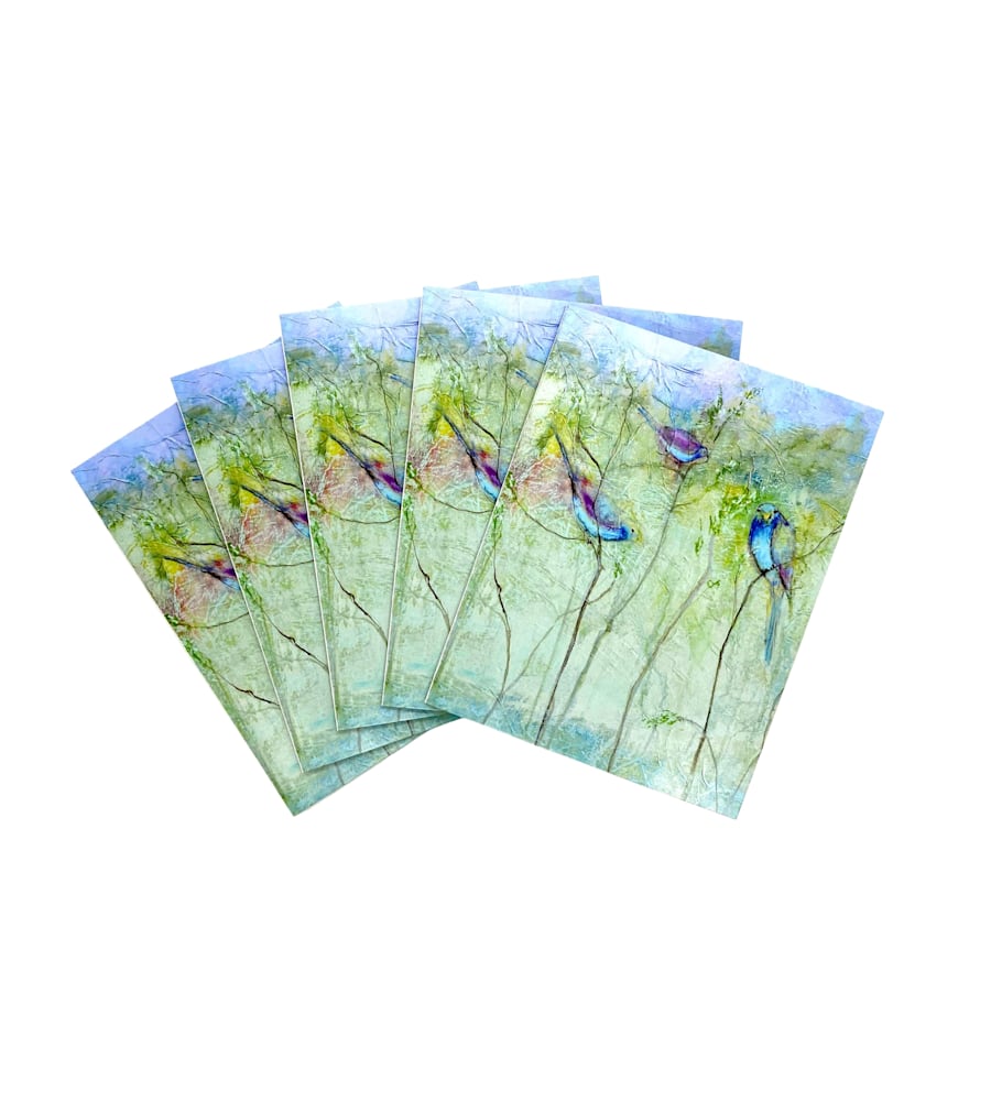 Three Birds Notecards