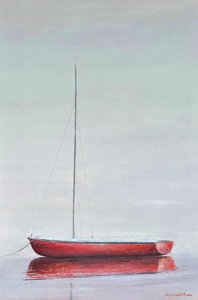 Fog on Oyster Pond 24 x 36 LOIS
