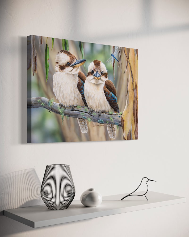 Australian Wildlife Art - Life Among the Gum Trees (Laughing ...