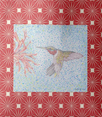 Hummingbird redgeometric2 TOTE
