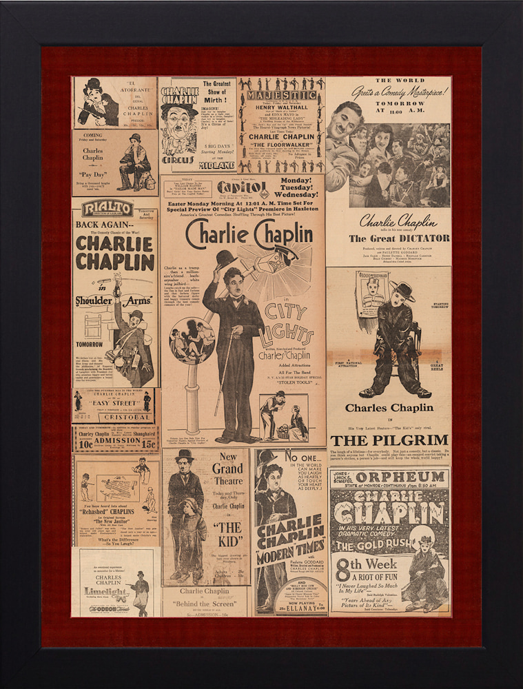 Jeff Gurwood Charlie Chaplin Framed