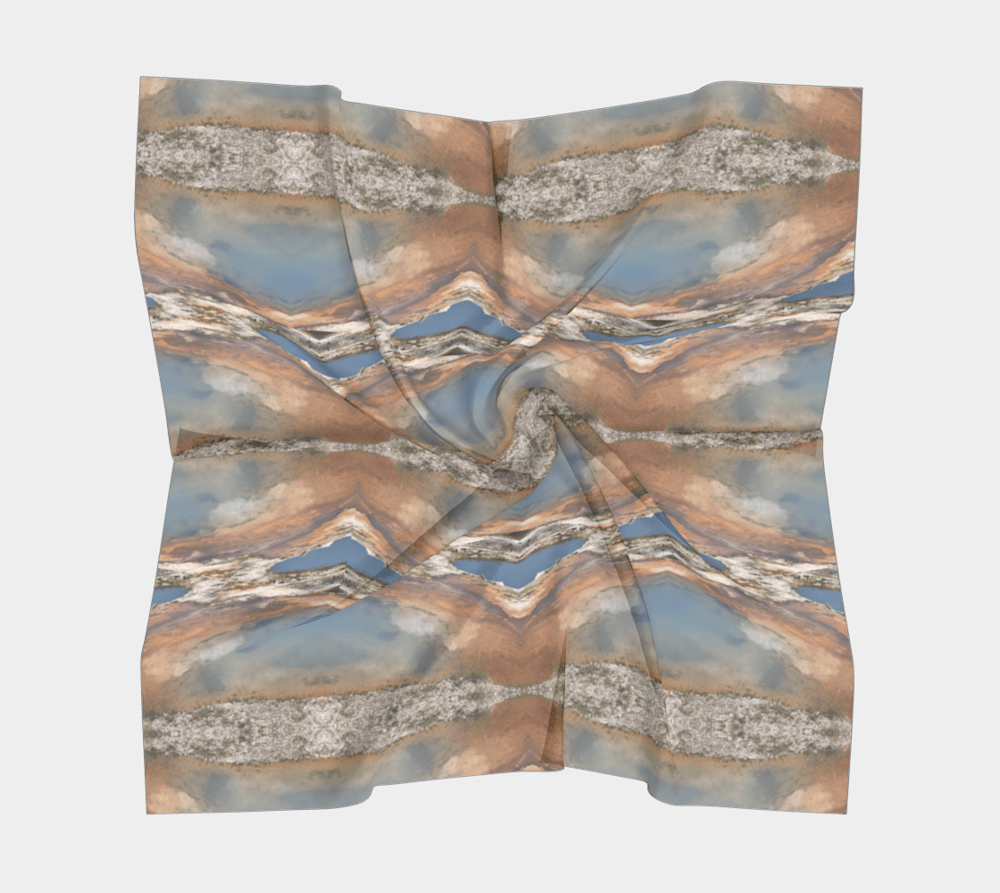 Yellowstone Blues Square Scarf