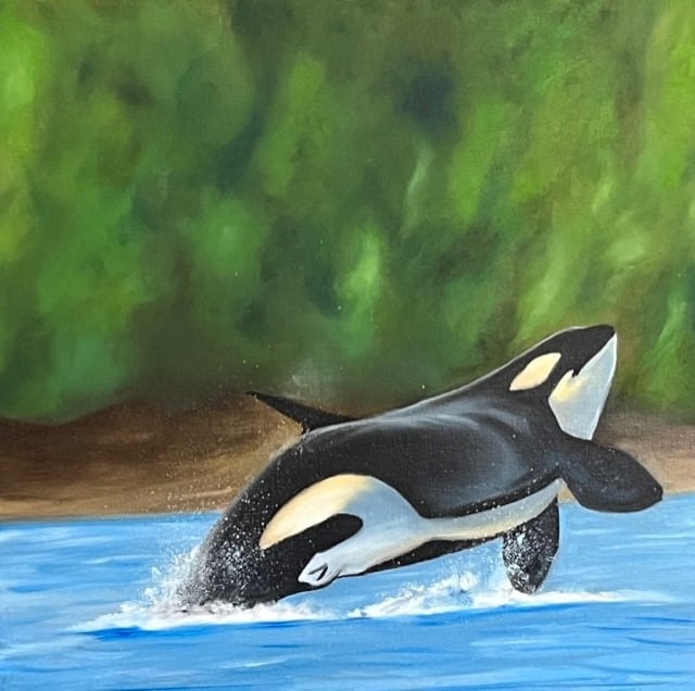orca painting