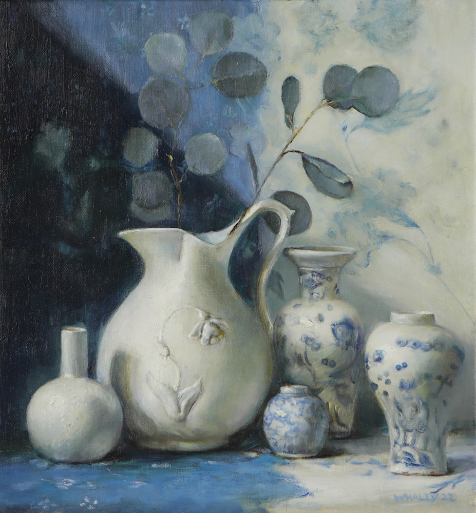 Melanie Whaley Melanie Whaley Blue And White 15X14 300Dpi Print