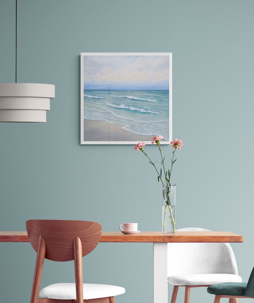 Sunset Glow Stylish bright dining room LFA